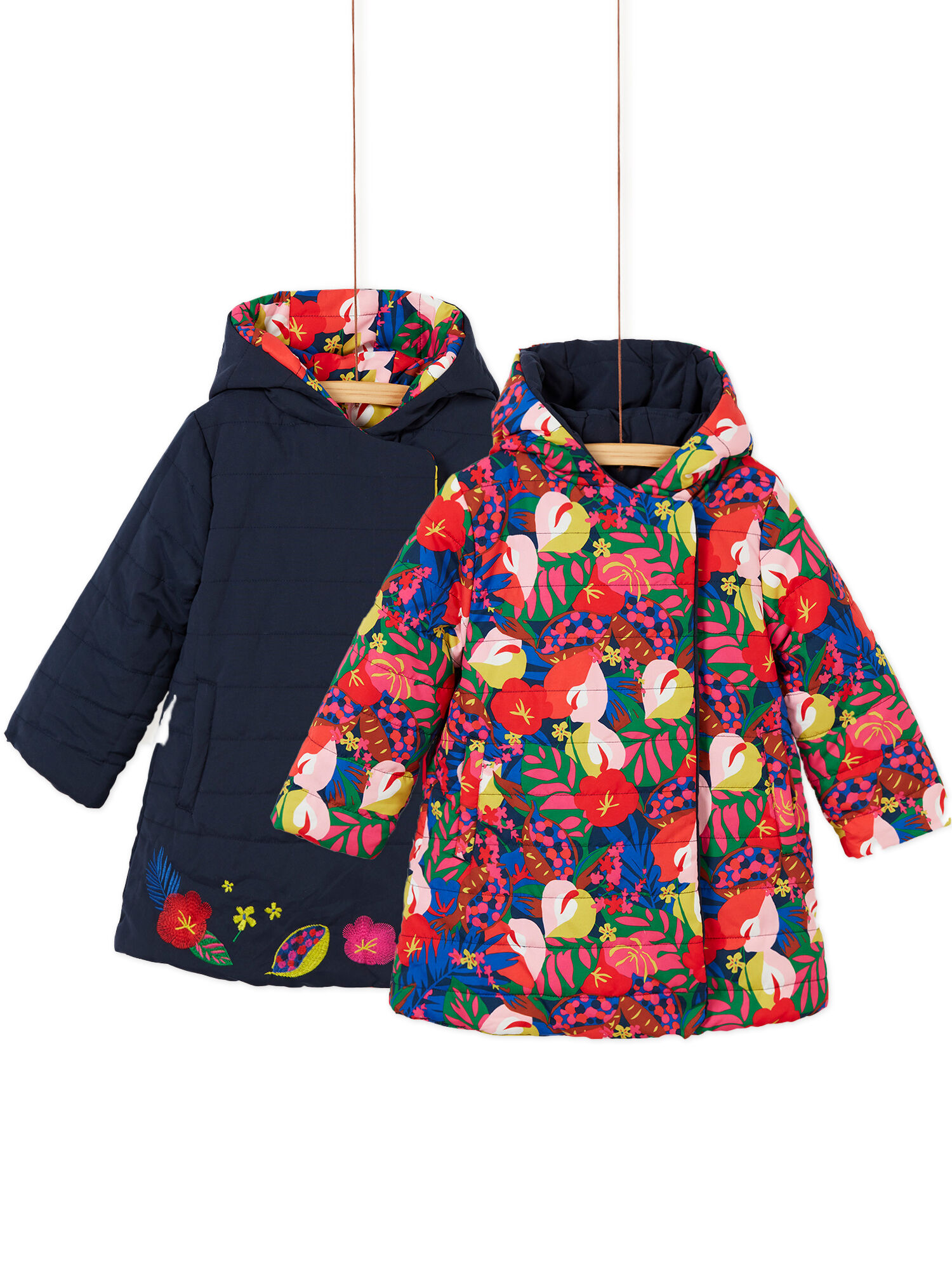 Manteau fille du discount pareil au meme